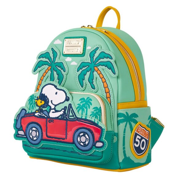 Loungefly Peanuts Snoopy and Woodstock Road Trip Mini Backpack NWT main image 6